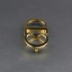 High quality solid brass 35mm Christian Dior waist belt buckle No.1