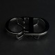 High quality solid brass 35mm Christian Dior waist belt buckle No.1