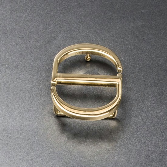 High quality solid brass 35mm Christian Dior waist belt buckle No.2