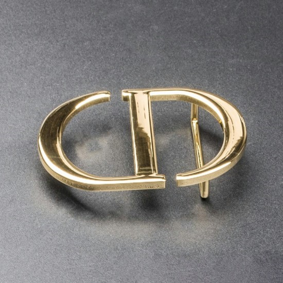 High quality solid brass 35mm Christian Dior waist belt buckle No.2