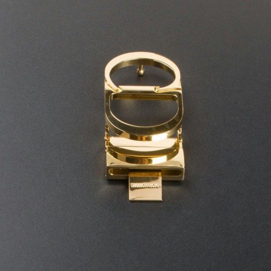 High quality solid brass 35mm Christian Dior waist belt buckle No.3
