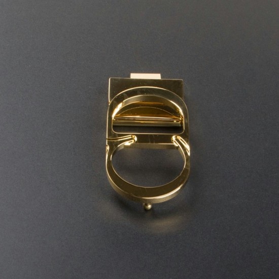 High quality solid brass 35mm Christian Dior waist belt buckle No.3