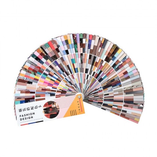 Fashion design color matching card