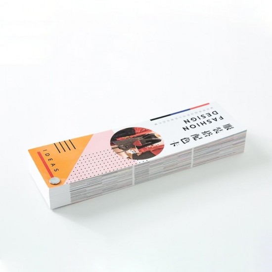 Fashion design color matching card