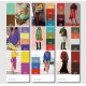 Fashion design color matching card