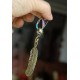 leather ornament pendant, leather traveler notebook decoration feather leather ornament pendant, leather traveler notebook decoration feather