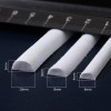 Half round sponge stiffener, 5m/lot