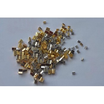 High quality gold and silver plated zipper, double way design