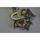 High quality gold and silver plated zipper, double way design