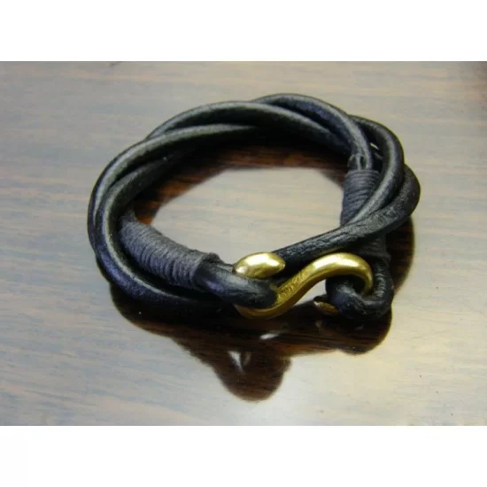 Concho button - Copper S Hook - Bracelet Accessory - Key Hook ...