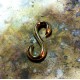Concho button - Copper S Hook - Bracelet Accessory - Key Hook- Leathercraft Supplies- Leather craft Ornament Decoration