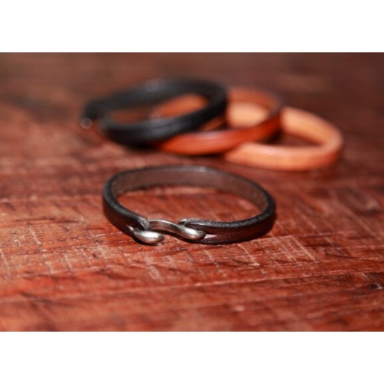 Concho button - Copper S Hook - Bracelet Accessory - Key Hook- Leathercraft Supplies- Leather craft Ornament Decoration