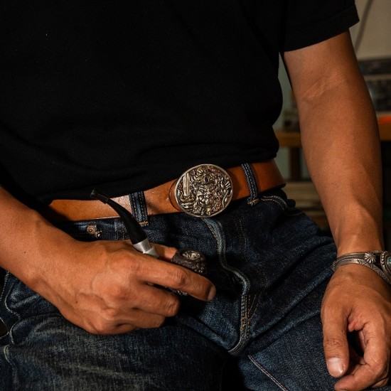 World debut - original Acala waist belt buckle