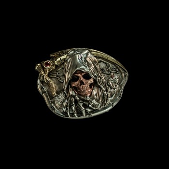 World debut - original Death god waist belt buckle