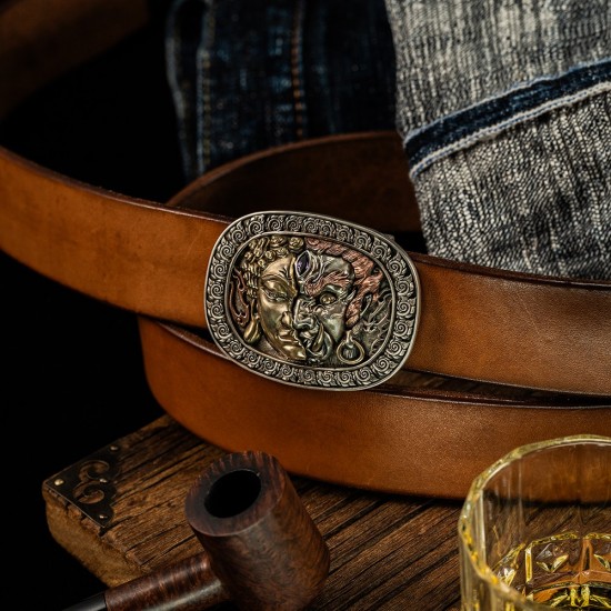 World debut - original Demon and buddha waist belt buckle World debut - original Demon and buddha waist belt buckle
