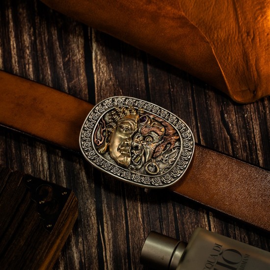 World debut - original Demon and buddha waist belt buckle World debut - original Demon and buddha waist belt buckle