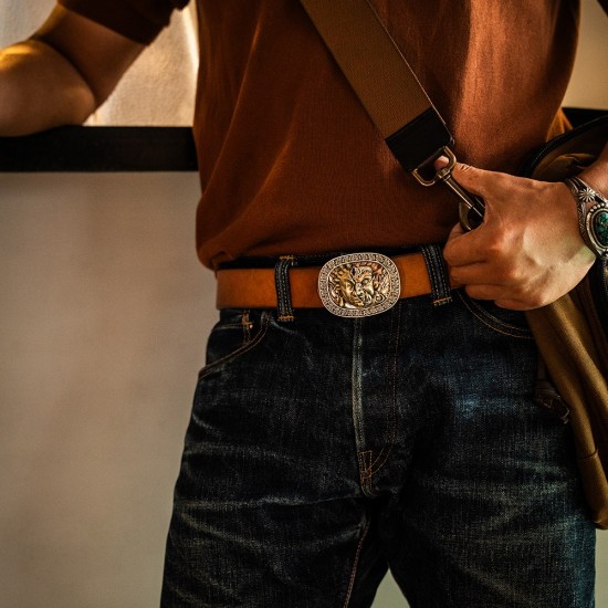 World debut - original Demon and buddha waist belt buckle World debut - original Demon and buddha waist belt buckle