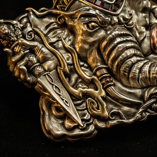 World debut - original Ganesha waist belt buckle