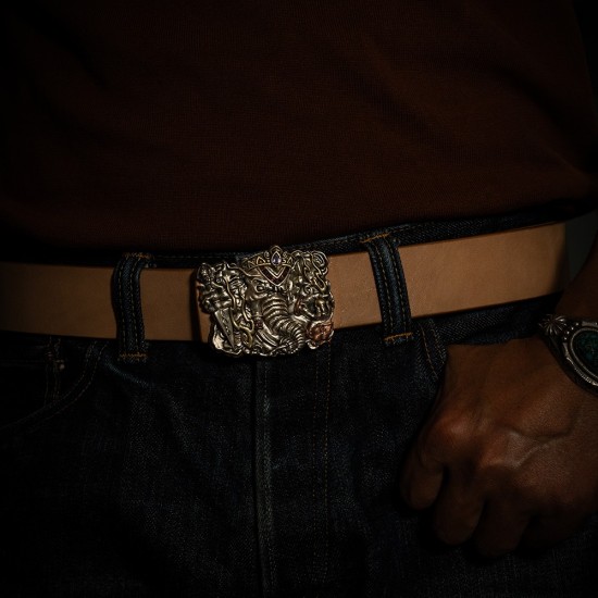 World debut - original Ganesha waist belt buckle