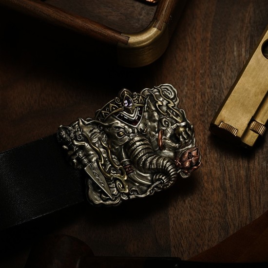 World debut - original Ganesha waist belt buckle