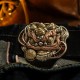 World debut - original Lion dance waist belt buckle
