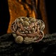 World debut - original Lion dance waist belt buckle