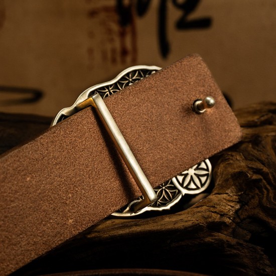 World debut - original Lion dance waist belt buckle
