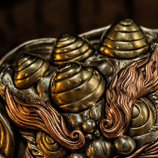 World debut - original Lion dance waist belt buckle