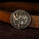 World debut - original Rhino king waist belt buckle