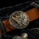 World debut - original Rhino king waist belt buckle