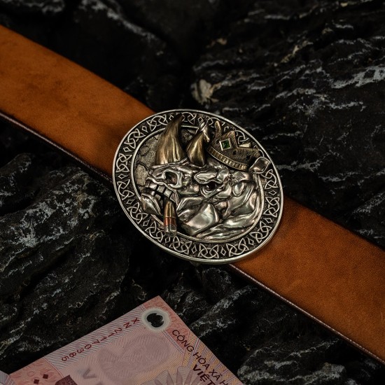 World debut - original Rhino king waist belt buckle
