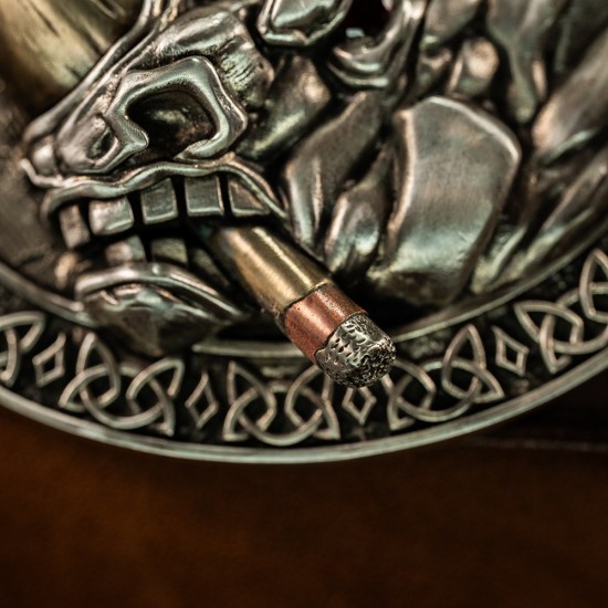World debut - original Rhino king waist belt buckle
