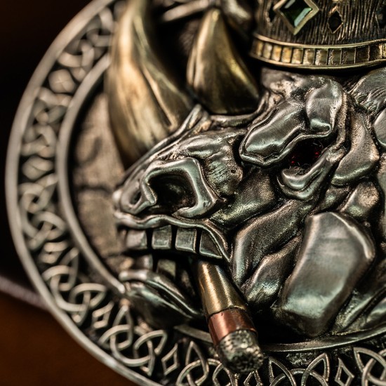 World debut - original Rhino king waist belt buckle