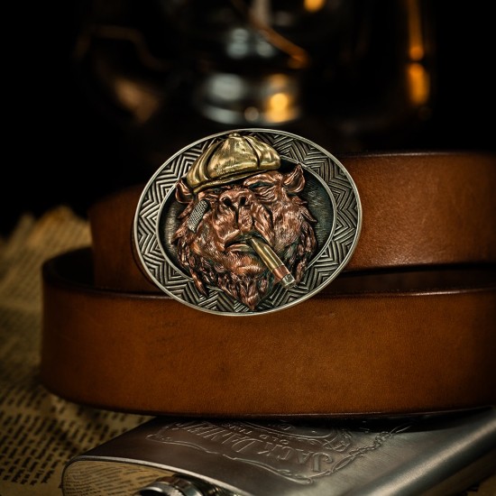 World debut - original Shelby bear waist belt buckle
