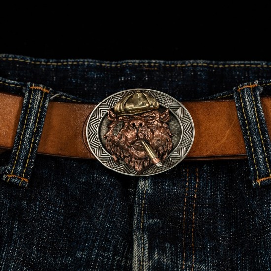 World debut - original Shelby bear waist belt buckle