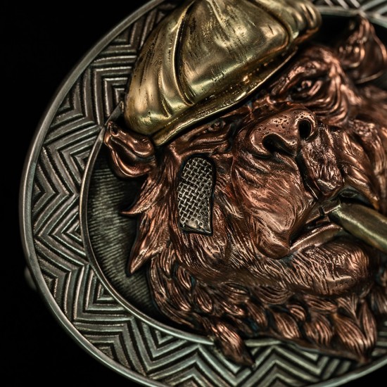 World debut - original Shelby bear waist belt buckle