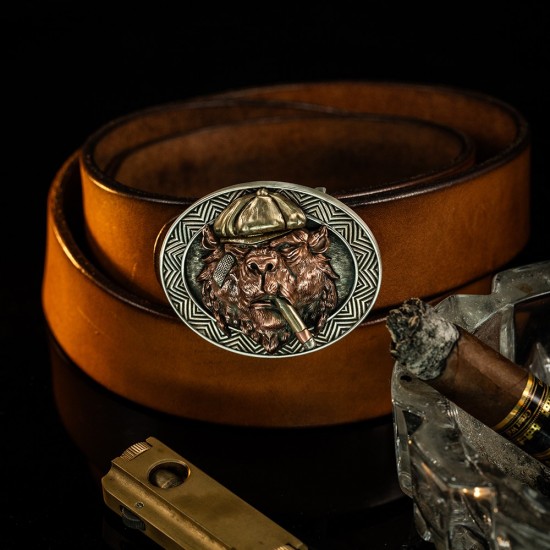 World debut - original Shelby bear waist belt buckle