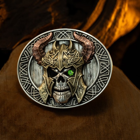 World debut - original Skull waist belt buckle