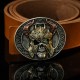 World debut - original Skull waist belt buckle