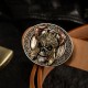 World debut - original Skull waist belt buckle