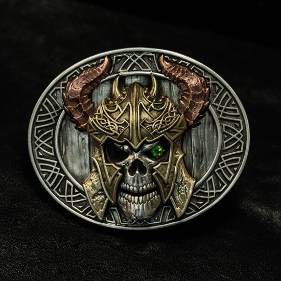 World debut - original Skull waist belt buckle