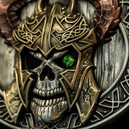 World debut - original Skull waist belt buckle