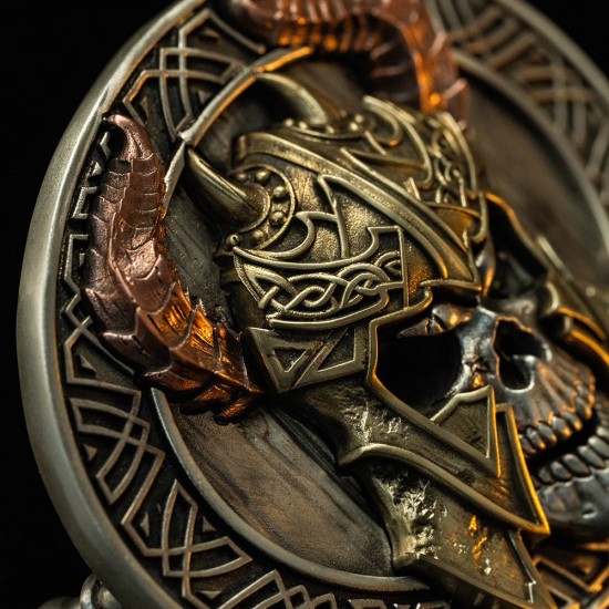 World debut - original Skull waist belt buckle