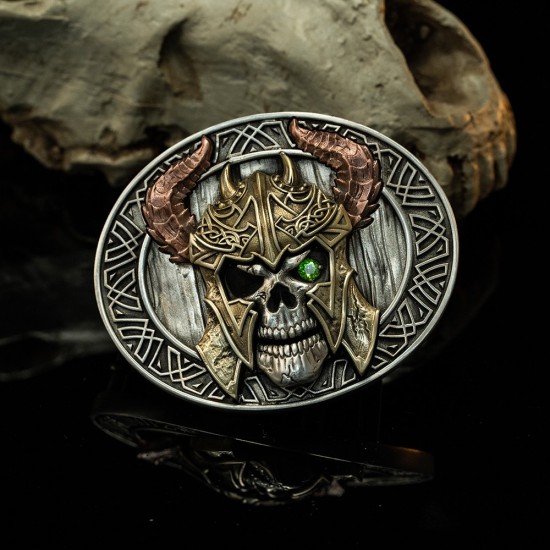 World debut - original Skull waist belt buckle