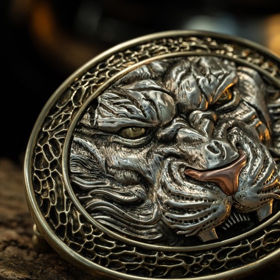 World debut - original Tiger waist belt buckle