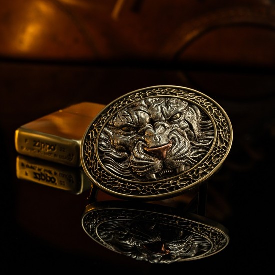 World debut - original Tiger waist belt buckle