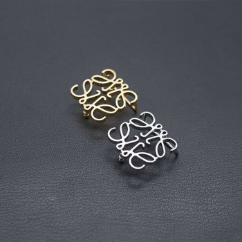 High quality solid brass 32mm LOEWE waist belt buckle