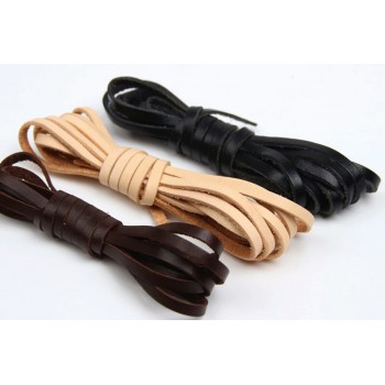 Leather lacing cord leather strip leather rope, 5meters/lot