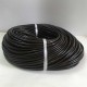 Round Leather lacing cord leather strip leather rope, 5 meter/lot