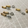 10 pc/lot leather locked pin
